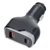 Autós töltő USB A + Type C PD QC3.0 3A 83W CC53-1A1C fekete