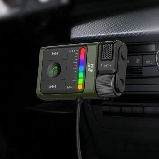 Bluetooth FM transmitter BLUE STAR Equalizer BT64 fekete - 9