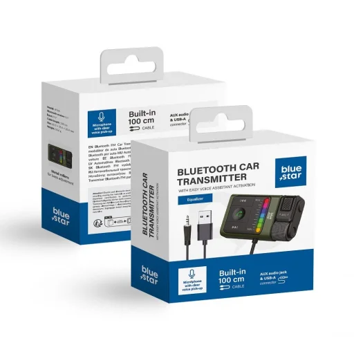 Bluetooth FM transmitter BLUE STAR Equalizer BT64 fekete - 2