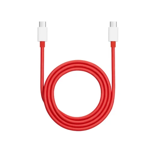 OnePlus SUPERVOOC Charge USB-C/USB-C adatkábelt 12A 1m Piros - 1