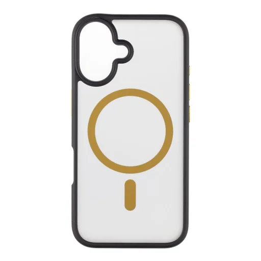 Tactical MagForce Hyperstealth 2.0 fliptok iPhone 16-hoz Fekete/Sárga - 1