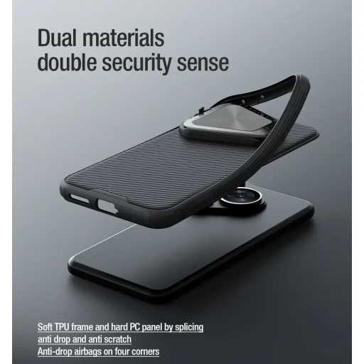 Nillkin CamShield Prop Magnetic tok Huawei Pura 70-hez Fekete - 8