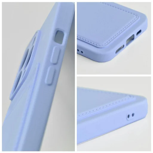 Xiaomi Redmi Note 12 Pro Plus 5G Card Case Szilikon tok hátlapi kártyatartóval lila - 7