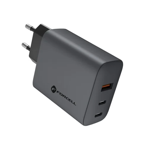 FORCELL F-ENERGY GaN VT-42B utazó töltő 2 x Type C + USB A PD QC4.0 4A 65W szürke - 11