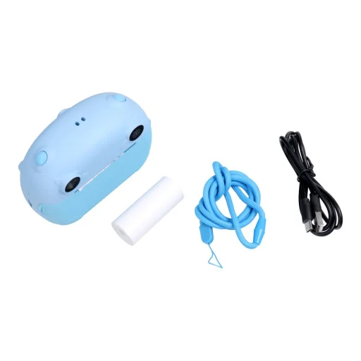 Digitális gyerek fényképezőgép nyomtatóval KDC-0013B kék - 6