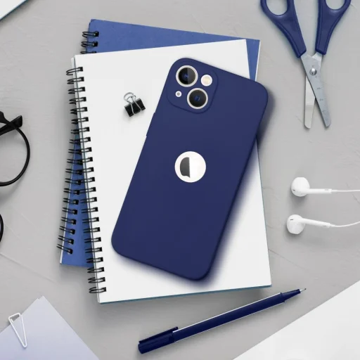  iPhone 17 Pro Max Sötétkék SOFT tok - 2