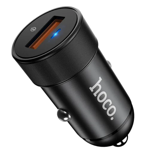 HOCO autós töltő USB A QC3.0 4A 18W Z32A fekete - 2