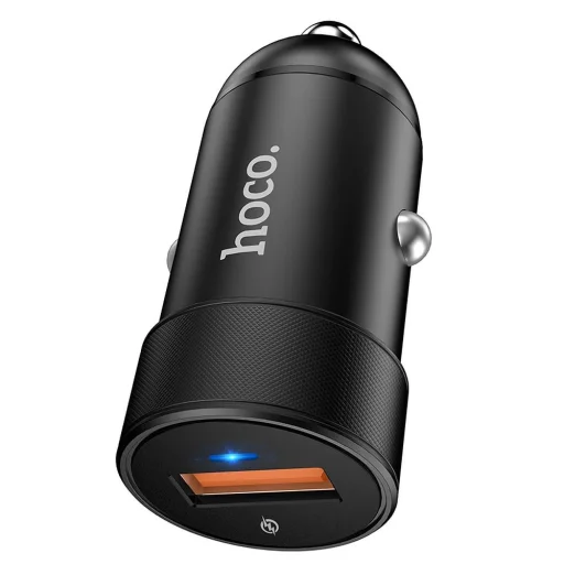 HOCO autós töltő USB A QC3.0 4A 18W Z32A fekete - 4