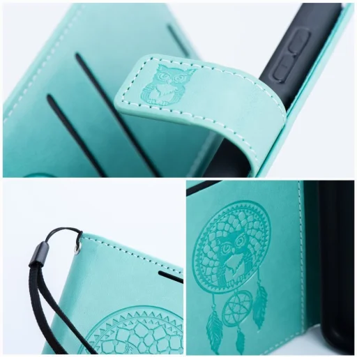 MEZZO fliptok XIAOMI Redmi 9AT / Redmi 9A dreamcatcher zöld - 4