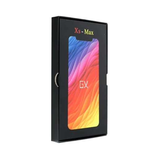 iPhone Xs Max LCD kijelző digitizerrel fekete HQ hard OLED GX!! - 4