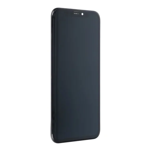 LCD kijelző iPhone Xs-hez digitizerrel fekete hard OLED HQ - 1