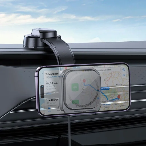 HOCO mágneses autós tartó autó konzulhoz kompatibilis MagSafe HW24 fekete - 8