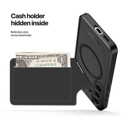 DUX DUCIS RAFI II MAG állványos tok MagSafe kompatibilis SAMSUNG S24 Plus fekete - 7