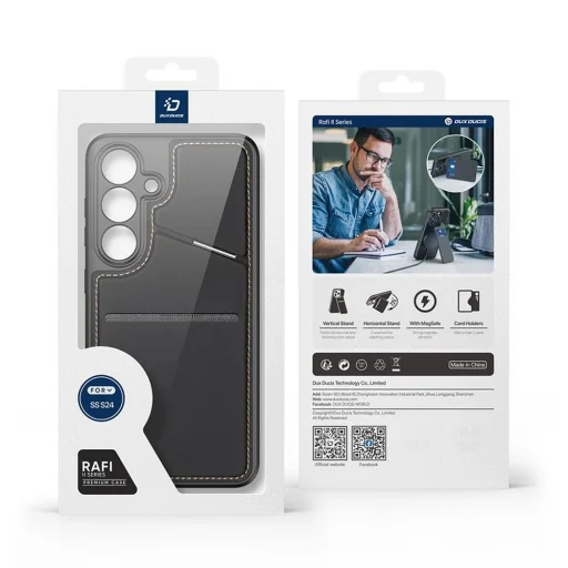 DUX DUCIS RAFI II MAG állványos tok MagSafe kompatibilis SAMSUNG S24 Plus fekete - 12
