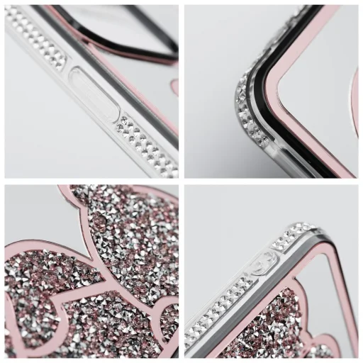 TEDDY BEAR tok iPhone 14 Pro Max rózsaszín tok - 6