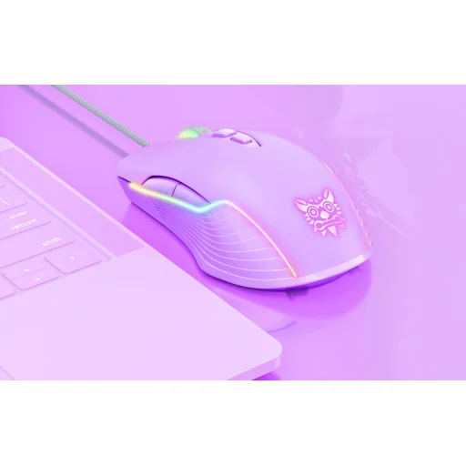 ONIKUMA RGB Vezetékes Gaming Egér CW905 Lila - 3