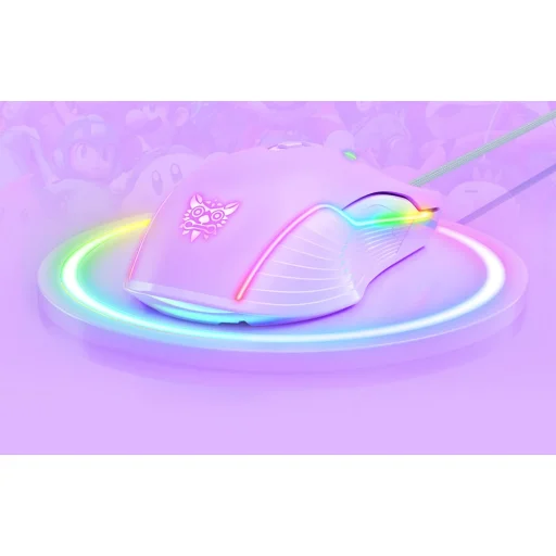 ONIKUMA RGB Vezetékes Gaming Egér CW905 Lila - 5