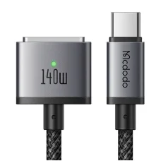 Mcdodo CA-1470 USB-C to Magsafe 3 kábel, PD 140W, 2m (fekete)