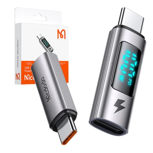 USB-C to USB-C Adapter, Mcdodo OT-6090, 100W (fekete) - 3