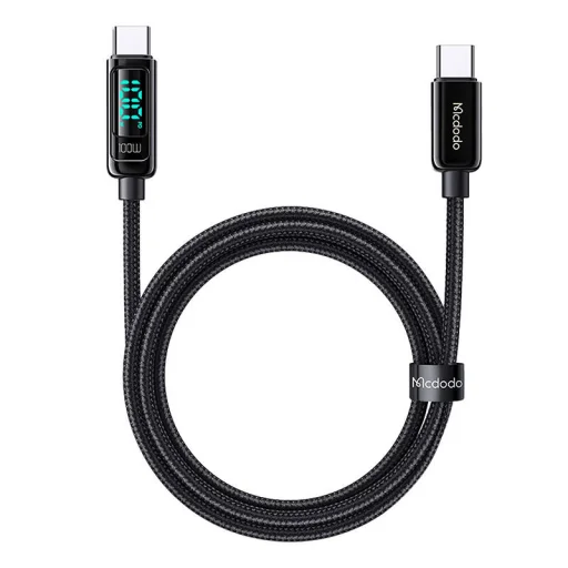Mcdodo CA-8820 100W USB-C to USB-C kábel, 1.2m (fekete) - 1