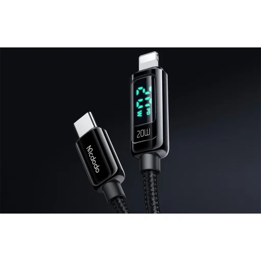Mcdodo CA-8810 USB-C to Lightning kábel, 36W, 1.2m (fekete) - 5