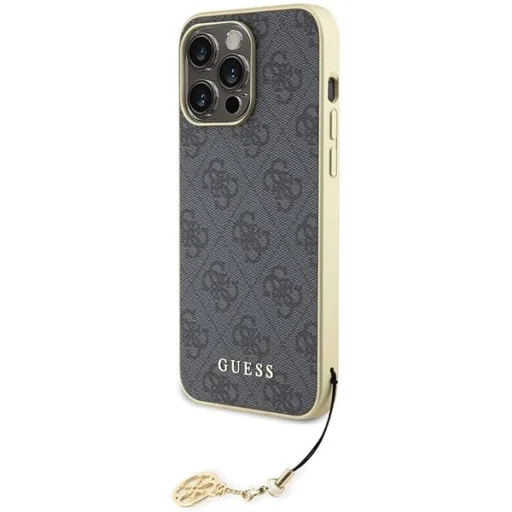Guess 4G Charms Collection tok iPhone 15 Pro Max - szürke - 2