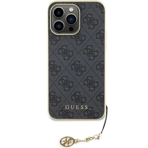 Guess 4G Charms Collection tok iPhone 15 Pro Max - szürke - 3