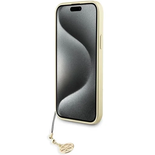 Guess 4G Charms Collection tok iPhone 15 Pro Max - szürke - 5
