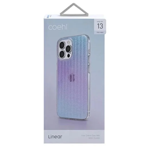 Uniq Coehl Linear tok iPhone 13 Pro Max - rózsaszín és kék - 2