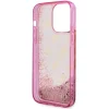 Guess GUHCP14LLC4PSGP iPhone 14 Pro 6.1" pink/pink Liquid Glitter 4G Átlátszó tok thumbnail
