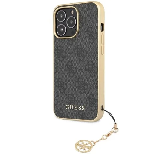 Guess 4G Charms Collection tok iPhone 14 Pro - szürke - 2