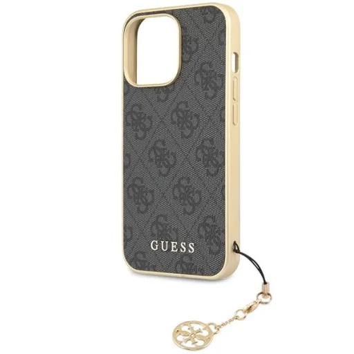 Guess 4G Charms Collection tok iPhone 14 Pro - szürke - 6