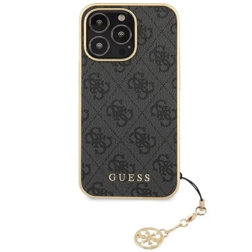 Guess 4G Charms kollekció tok iPhone 14 Pro Max - szürke - 3