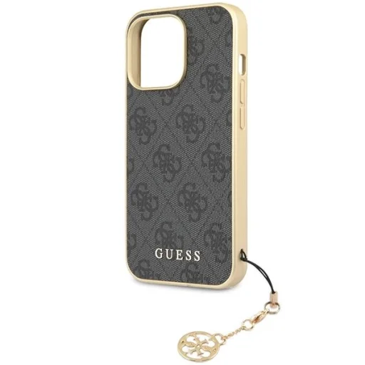Guess 4G Charms kollekció tok iPhone 14 Pro Max - szürke - 6