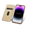 iCarer CE Premium Leather Folio tok iPhone 14 Pro Max Magnetic Flip Leather Folio tok MagSafe Barna (WMI14220716-BN) thumbnail