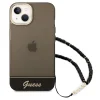 Guess GUHCP14SHGCOHK iPhone 14 6.1 "fekete / fekete keménytok Translucent Pearl Strap thumbnail