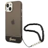 Guess GUHCP14SHGCOHK iPhone 14 6.1 "fekete / fekete keménytok Translucent Pearl Strap thumbnail