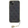 Guess 4G Charms Collection tok iPhone 15 Plus - szürke thumbnail