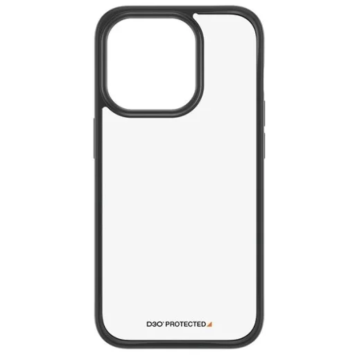 Katonai Minősítésű Tanúsítvánnyal Rendelkező PanzerGlass ClearCase iPhone 15 Pro Tok - Átlátszó és Fekete - 2