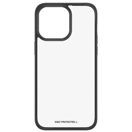 PanzerGlass ClearCase tok iPhone 15 Pro Max készülékhez katonai minősítéssel - Átlátszó és fekete - 2