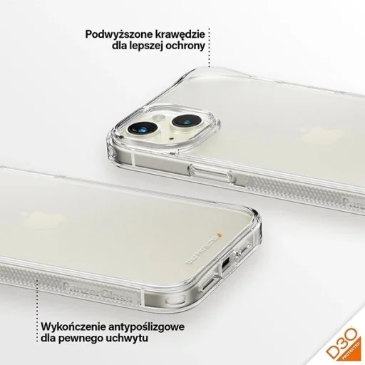 PanzerGlass HardCase D3O és Katonai Szabvány Tanúsítvánnyal iPhone 15 Plus / 14 Plus - Átlátszó tok - 4