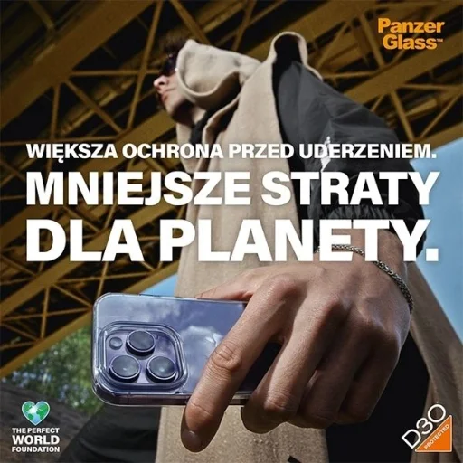 PanzerGlass HardCase D3O MagSafe tok katonai minősítéssel iPhone 15 Pro Max - Átlátszó - 6