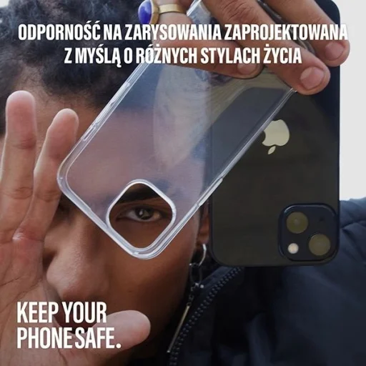 SAFE by PanzerGlass újrahasznosított TPU tok iPhone 15 Pro Max - átlátszó tok - 4