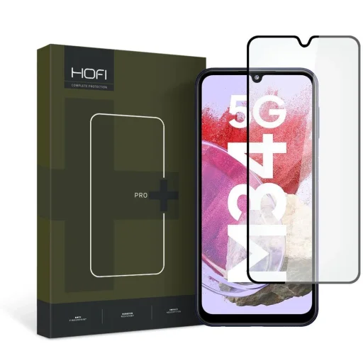 Hofi Glass Pro+ üvegfólia Samsung Galaxy M34 5G - fekete kerettel - 1