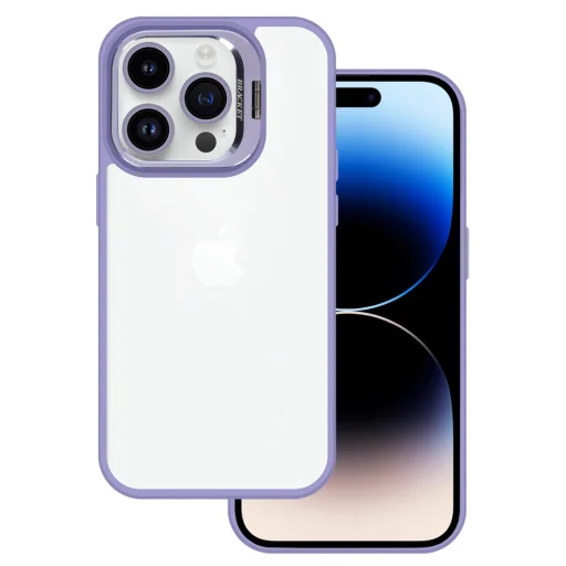 Tel Protect Kickstand tok + kameraüveg (lencse) iPhone 11 Pro Max light purple - 2