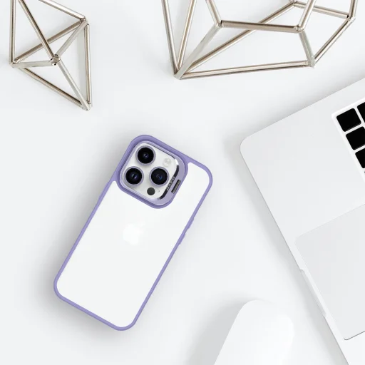 Tel Protect Kickstand tok + kameraüveg (lencse) iPhone 11 Pro Max light purple - 7