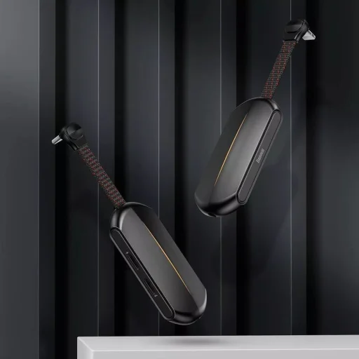 Baseus Adapter Gamo L47 - Lightning apa csatlakozó 2xLightning + 3,5 mm jack anya csatlakozó - 2A (CALL47-01) fekete - 11