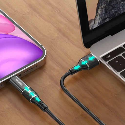 KAKU Adapter KSC-559 Chenxing - Micro USB to Lightning - fekete - 8