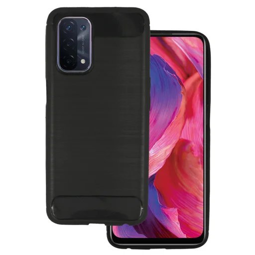 Back Case CARBON tok OPPO A54 5G/A74 5G/A93 5G Fekete - 1