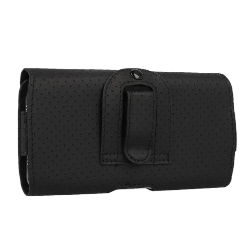 HIT Belt Holster (MÉRET XL) iPhone 15 Pro Max/Samsung A54 5G/A52/S24 Plus/S20 FE tok design 4 fekete (167x83 mm) - 3